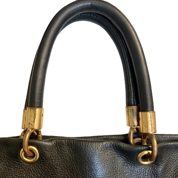 MARC BY MARC JACOBS Pebbled Italian Leather Convertible Crossbody Hobo Bag - Picture 5 of 11